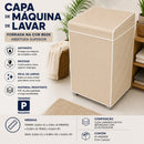 Capa Para Máquina de Lavar P - Bege