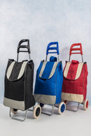 Carrinho de Feira Dobrável com Bolsa - Sortido