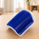 Escova Massageadora Para Gatos com Catnip - Azul