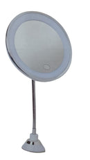 Espelho de Mesa Redondo Para Maquiagem LED com USB - Branca
