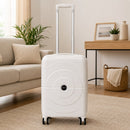 Kit 2 Malas de Viagem 20'' e 12'' com Roda Giratório - Branca