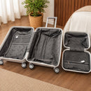 Kit 2 Malas de Viagem 20'' e 12'' com Roda Giratório - Branca