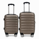 Kit 2 Malas de Viagem Com Rodinhas 18'' e 20'' - Cinza